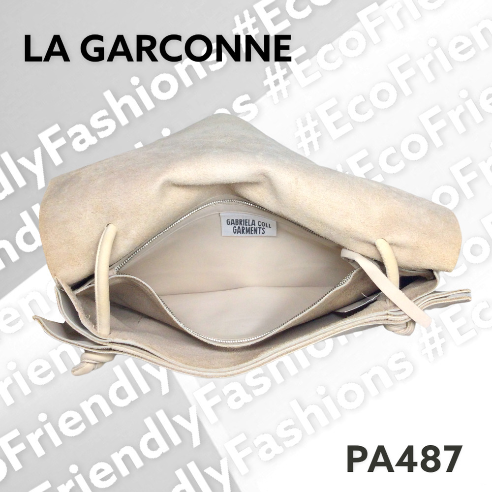 La Garconne GABRIELA COLL GARMENTS Triple Nubuck Leather Shoulder Bag - Picture 6 of 15